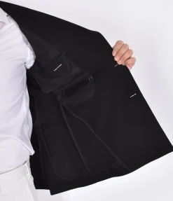 TAGLIATORE Giacche<Giacca doppiopetto maglia nero 1SMJ20K
