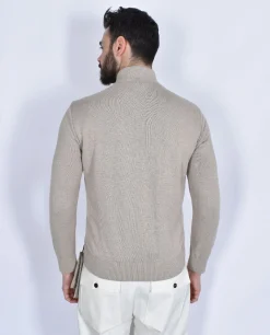 THE JACK LEATHERS Giubbotti<Giubbino primaverile Jack Leathers Columbia knit suede crema college