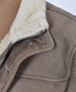 Volfagli Giubbotti<Giubbotto Montone shearling Gonzaga taupe