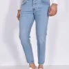 BE ABLE Jeans<Jeans Davis shorter blu chiaro corto VNC