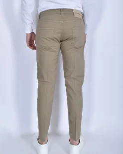 BE ABLE Jeans<Jeans Davis Shorter fango BRT cotone leggero