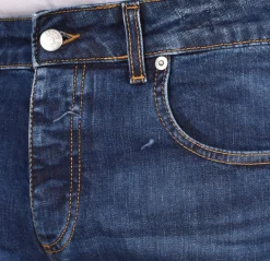 BE ABLE Jeans<Jeans Davis shorter blu scuro corto VNC