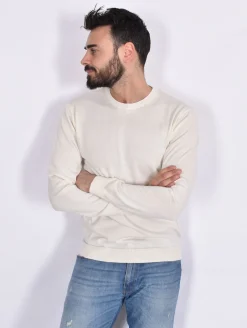 DANIELE FIESOLI Maglie<Maglia primaverile giza ultrasoft ecru