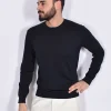 DANIELE FIESOLI Maglie<Maglia primaverile giza ultrasoft blu notte