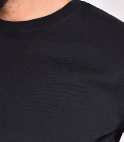 DANIELE FIESOLI Maglie<Maglia primaverile giza ultrasoft blu notte