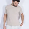 GRAN SASSO Maglie<Maglia mezza manica cotton egyptian beige