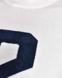 Rakkì Maglie<Maglia Rakki T-Crown bianca blu cotone makò 2 McQueen