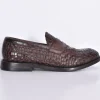 GREEN GEORGE Scarpe<Mocassini pelle intrecciata marrone