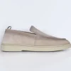 OFFICINE CREATIVE Scarpe<Mocassini barca camoscio beige BOnes