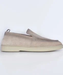 OFFICINE CREATIVE Scarpe<Mocassini barca camoscio beige BOnes
