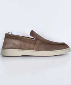 OFFICINE CREATIVE Scarpe<Mocassini barca camoscio marrone BOnes