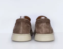 OFFICINE CREATIVE Scarpe<Mocassini barca camoscio marrone BOnes