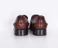 OFFICINE CREATIVE Scarpe<Mocassini fatte a mano bordeaux pelle Balance