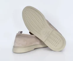 OFFICINE CREATIVE Scarpe<Mocassini barca camoscio beige BOnes
