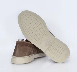 OFFICINE CREATIVE Scarpe<Mocassini barca camoscio marrone BOnes