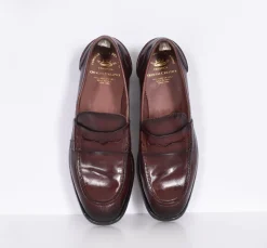 OFFICINE CREATIVE Scarpe<Mocassini fatte a mano bordeaux pelle Balance