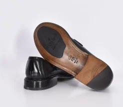 CLAUDIO MARINI Scarpe<Mocassini vintage artigianali pelle nero