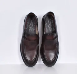 CLAUDIO MARINI Scarpe<Mocassini vintage artigianali pelle testa di moro