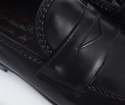 CLAUDIO MARINI Scarpe<Mocassini vintage artigianali pelle nero