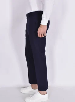 BE ABLE Pantaloni<Pantalone Alexander SHorter blu notte MT fresco lana