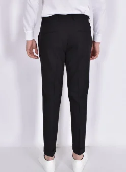BE ABLE Pantaloni<Pantalone Alexander SHorter nero MT fresco lana