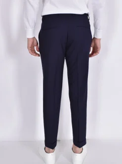 BE ABLE Pantaloni<Pantalone Alexander SHorter blu notte MT fresco lana
