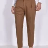 BE ABLE Pantaloni<Pantalone Andy regular tabacco