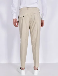 BE ABLE Pantaloni<Pantalone Andy regular beige stucco