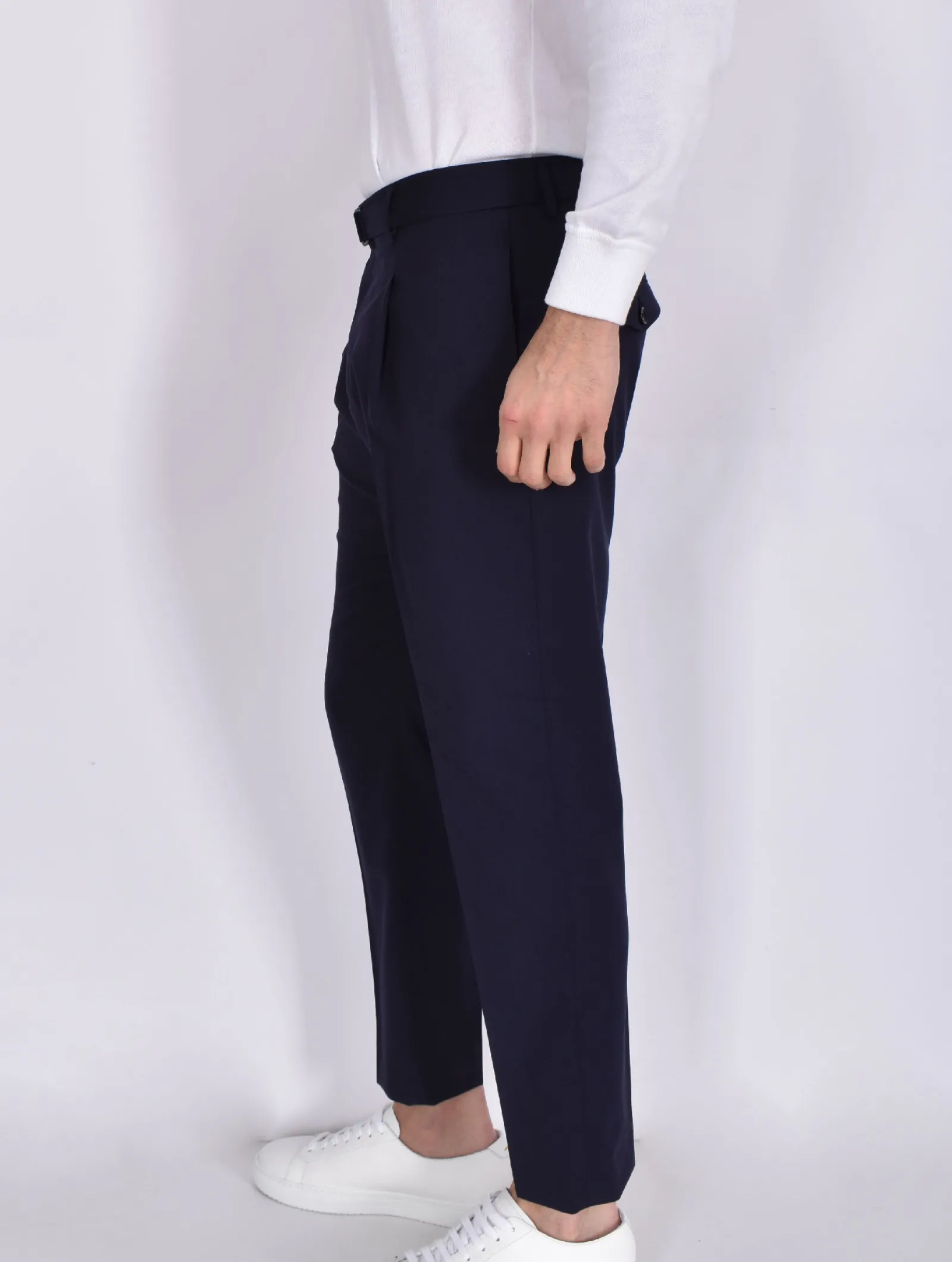 BE ABLE Pantaloni<Pantalone Andy Regular MT cinturino blu notte