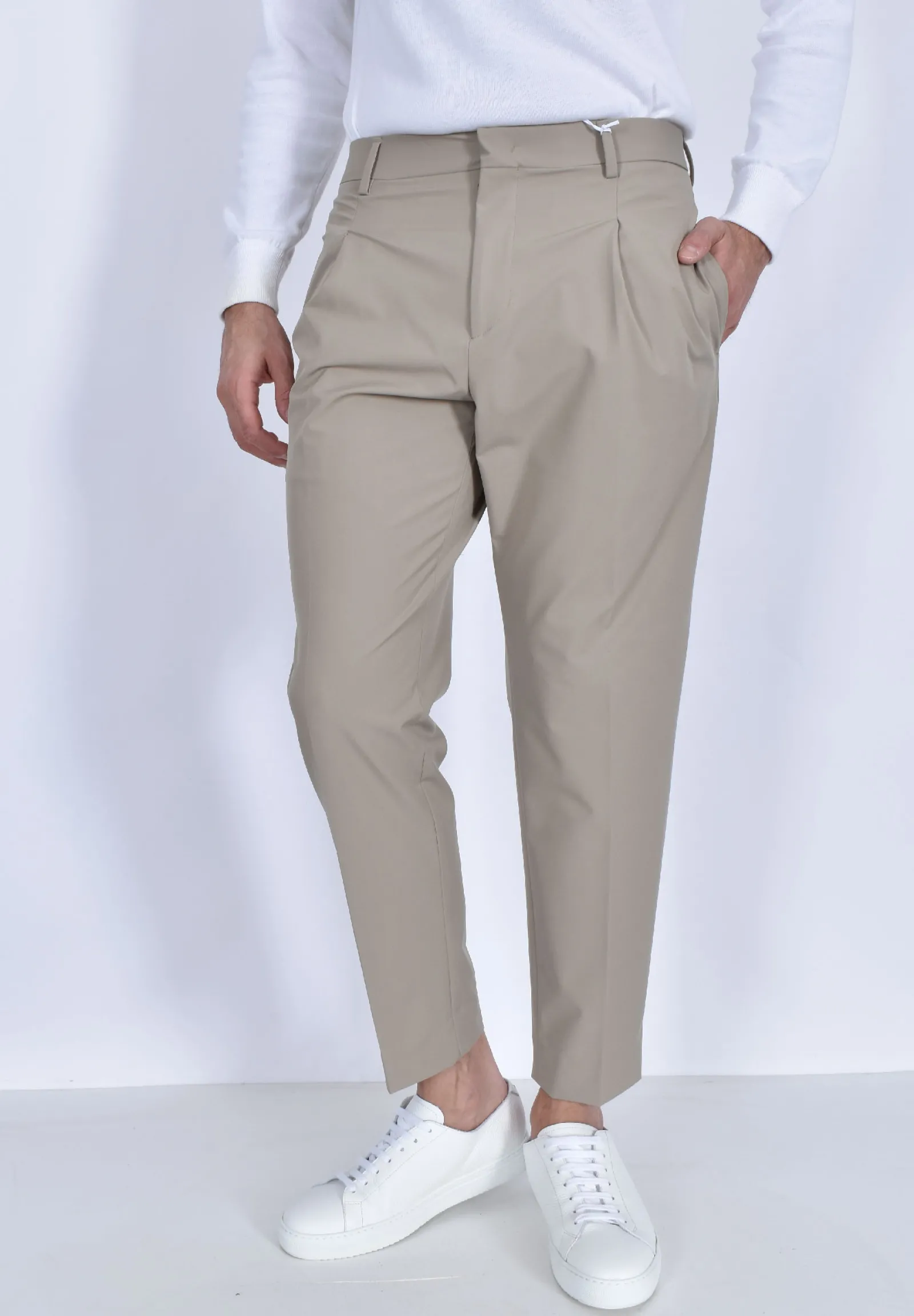 BE ABLE Pantaloni<Pantalone Andy regular tech beige