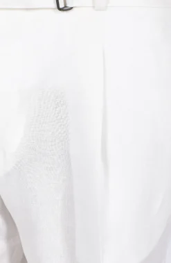 BE ABLE Pantaloni<Pantalone Andy Regular LLAP lino cinturino bianco