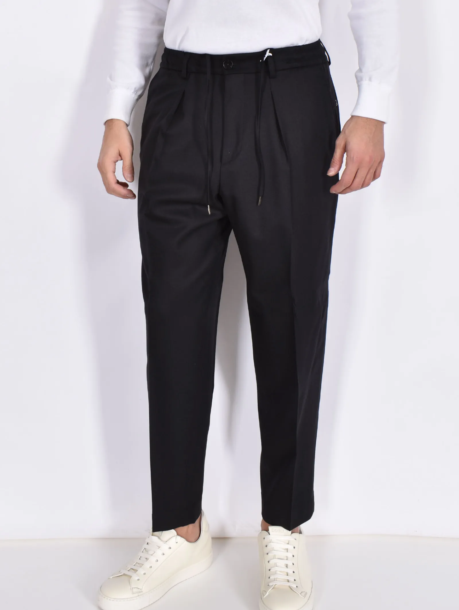 BE ABLE Pantaloni<Pantalone Dominique WFS nero lacci