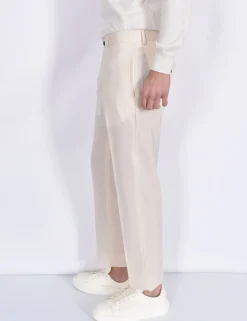 BE ABLE Pantaloni<Pantalone Edoardo 25s stucco fresco lana vergine