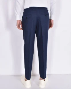 BE ABLE Pantaloni<Pantalone Edoardo lino blu