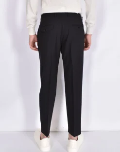 BE ABLE Pantaloni<Pantalone Edoardo 25s nero fresco lana vergine