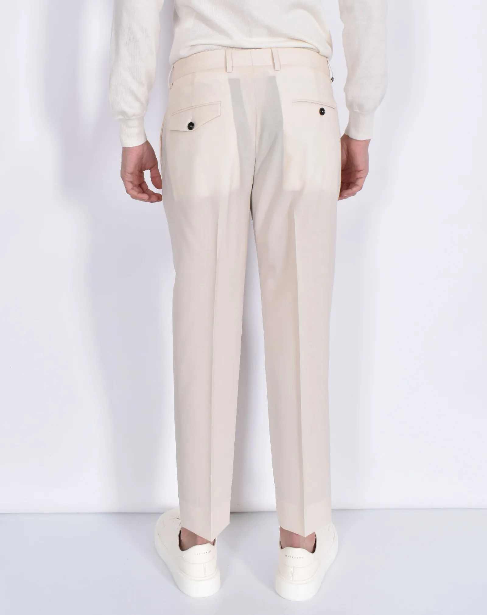 BE ABLE Pantaloni<Pantalone Edoardo 25s stucco fresco lana vergine