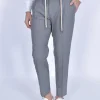 BE ABLE Pantaloni<Pantalone Riccardo grigio melange lacci