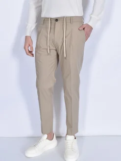 BE ABLE Pantaloni<Pantalone Riccardo regular nocciola coulisse