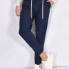BE ABLE Pantaloni<Pantalone Riccardo regular blu navy coulisse