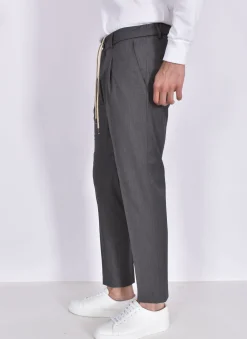 BE ABLE Pantaloni<Pantalone Riccardo grigio poliviscosa NCA