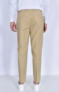 BE ABLE Pantaloni<Pantalone Riccardo Regular beige sabbia coulisse elastico