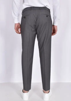 BE ABLE Pantaloni<Pantalone Riccardo grigio poliviscosa NCA