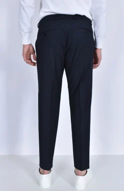 BE ABLE Pantaloni<Pantalone Riccardo blu notte poliviscosa NCA