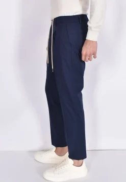 BE ABLE Pantaloni<Pantalone Riccardo regular blu navy coulisse