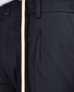 BE ABLE Pantaloni<Pantalone Riccardo blu notte poliviscosa NCA