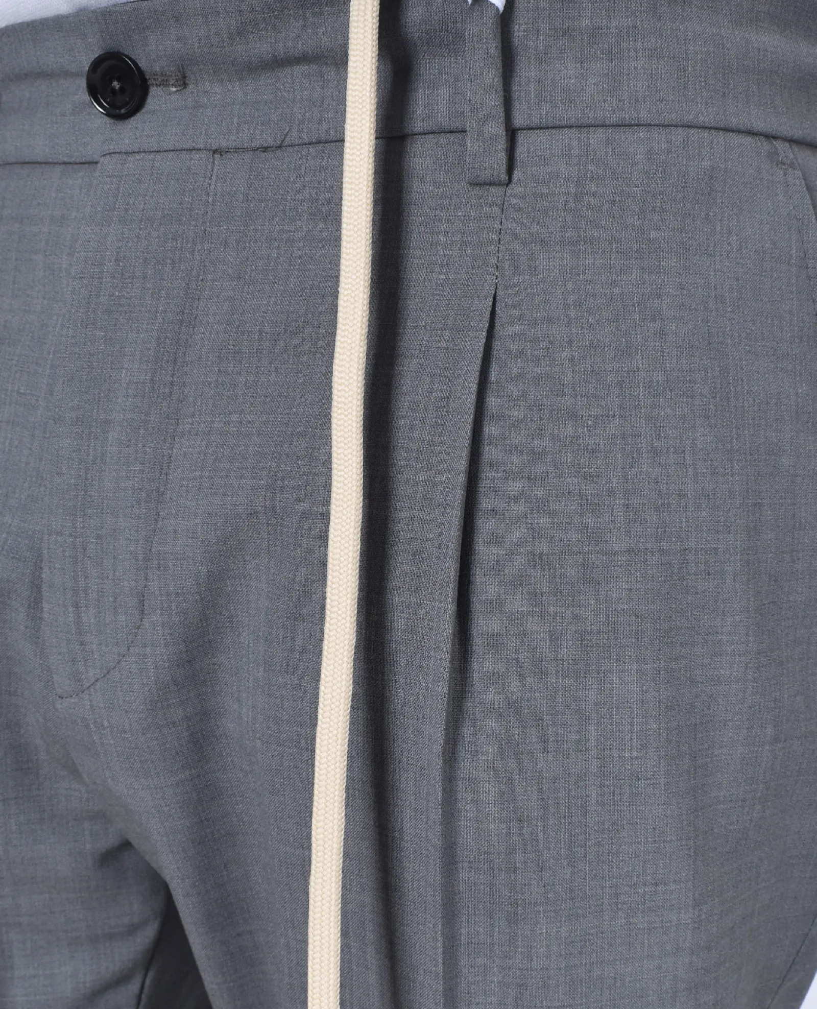 BE ABLE Pantaloni<Pantalone riccardo regular grigio laccio fresco lana
