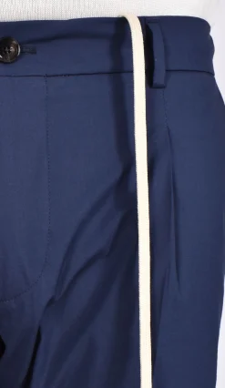 BE ABLE Pantaloni<Pantalone Riccardo regular blu navy coulisse