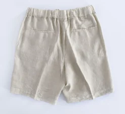 BE ABLE Bermuda<Pantalone Roland lino stucco