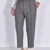 BERWICH Pantaloni<Pantalone chiai grigio fresco lana vergine