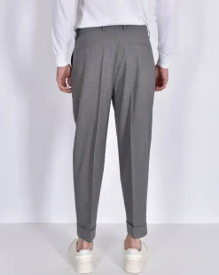 BERWICH Pantaloni<Pantalone chiai grigio fresco lana vergine
